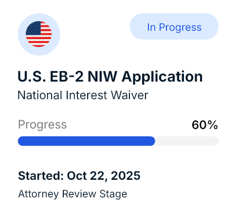 Application progress